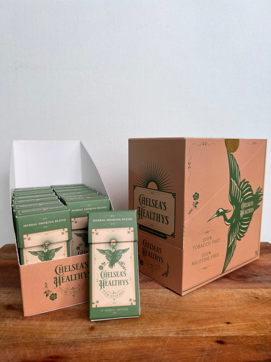 Chelsea's Healthys Herbal Smokes (Retail Carton of 14)